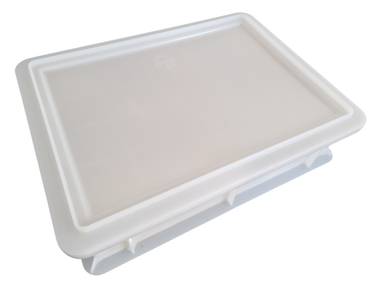 Teigbox (40 x 30 x 10 cm) – luftdichte Gärbox für Pizzateig & Brotteig, stapelbar & lebensmittelecht